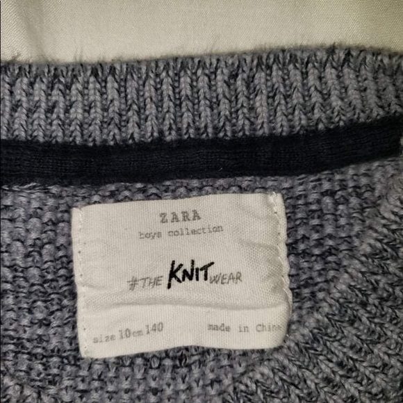 Boys Zara knit sweater size 10 - Picture 2 of 4